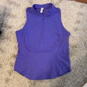Lululemon Women's Purple Sleeveless Tennis Top size 6
